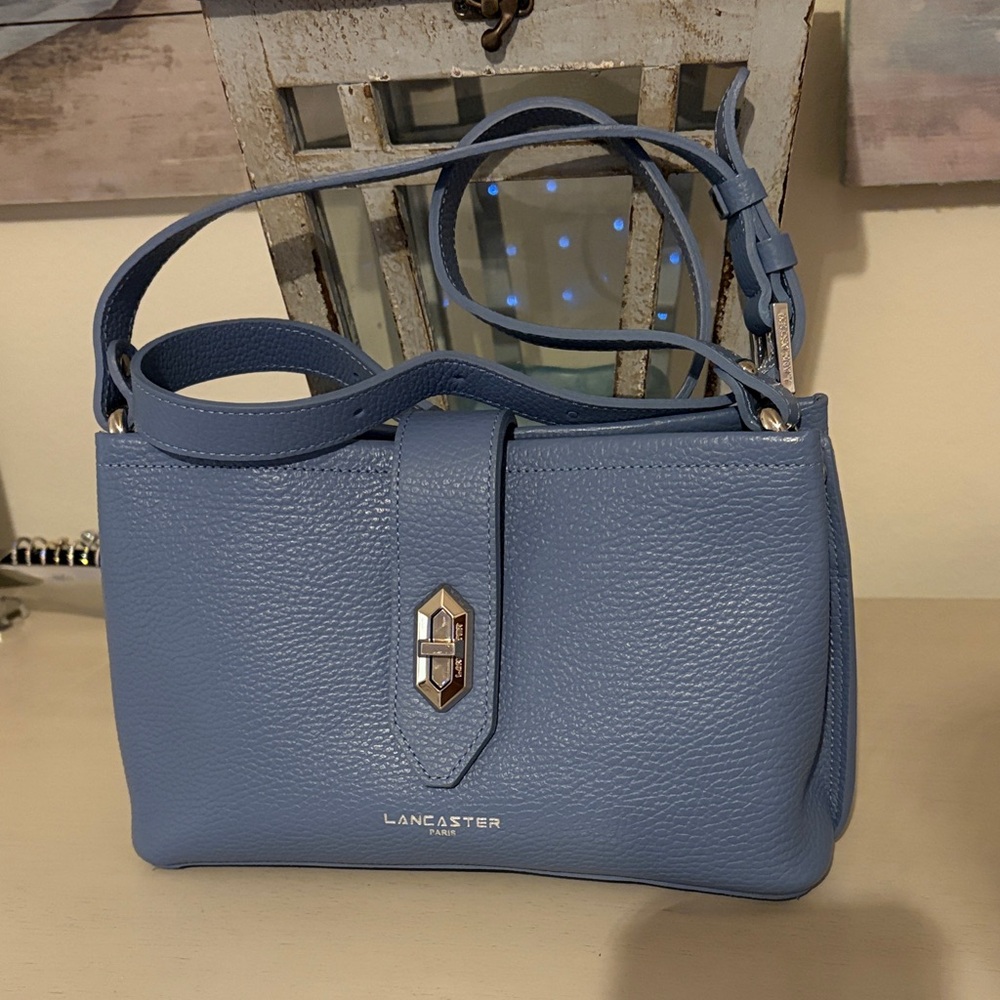 Lancaster Sky Blue Crossbody Bag